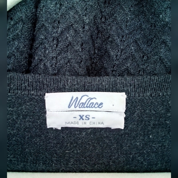 Madewell Wallace Wool Rabbit Hair Cotton Blend Textured Sweater Dress Thick XS - Picture 4 of 11